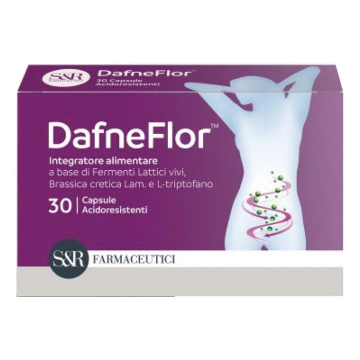 Dafneflor Integratore Probiotico Flora Intestinale e Vaginale 30 Capsule