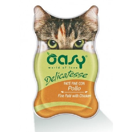Oasy Gatto Delicatesse Pate' Adulto Pollo 85 Gr