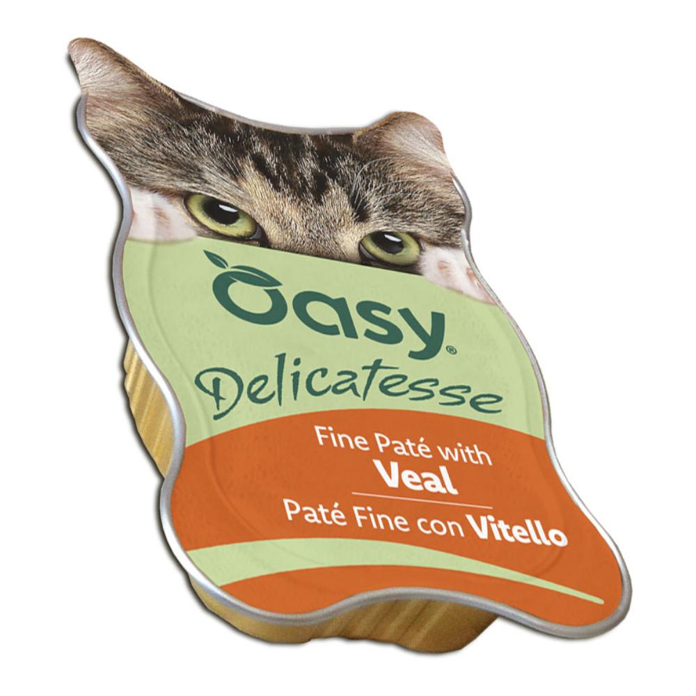 Oasy Gatto Delicatesse Pate' Adulto Vitello 85 Gr