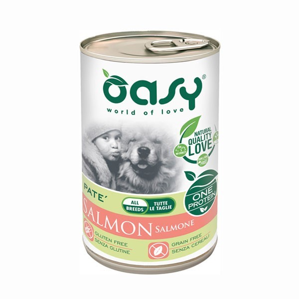Oasy Cane Oap Adulto Medium&amp;Large Salmone 400 Gr