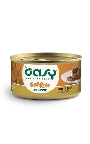 Oasy Gatto Caprice Mousse Adulto Fegato 85 Gr