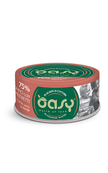 Oasy Gatto More Love In Lattina Adulto Tonno & Gamberetti 70 Gr — confronto prezzi