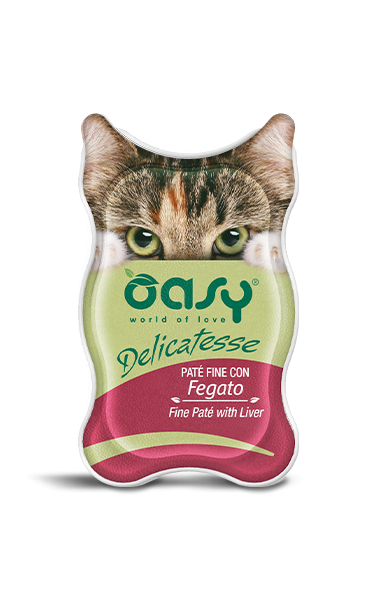 Oasy Gatto Delicatesse Pate' Adulto Fegato 85 Gr