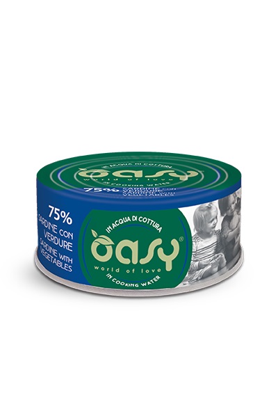 Oasy Gatto More Love In Lattina Adulto Sardine &amp; Verdure 70 Gr — confronto prezzi