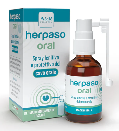 Herpaso Oral Spray Lenitivo E Protettivo Del Cavo Orale 30ml