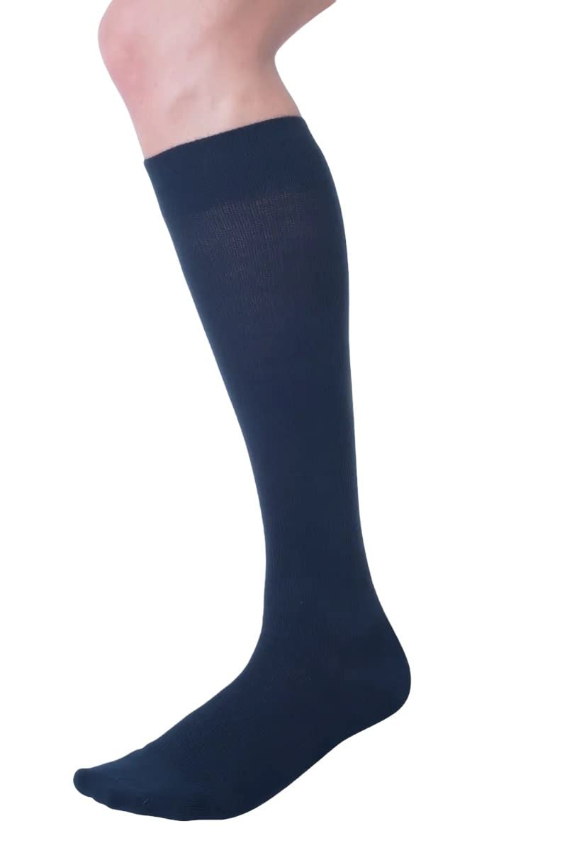 Medi Gambaletto Uomo Cotone 18 mmHg Nero Taglia 3