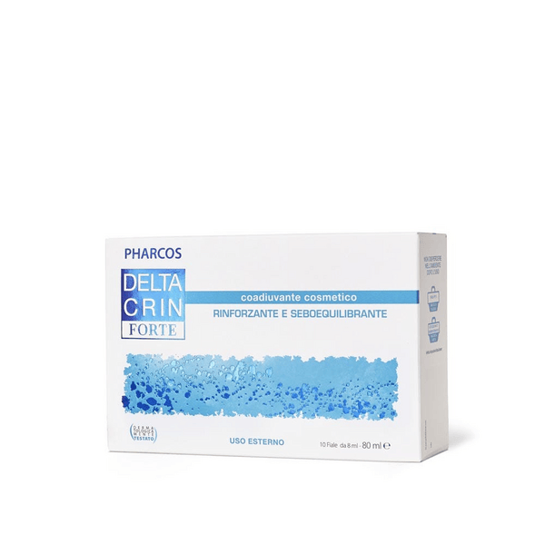 Pharcos Deltacrin Forte Integratore Rinforzante Capelli 10 Fialoidi 8 ml