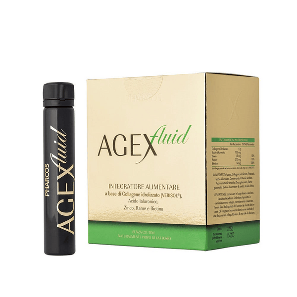 Pharcos Agex Fluid Integratore Per La Pelle 15 Flaconcini