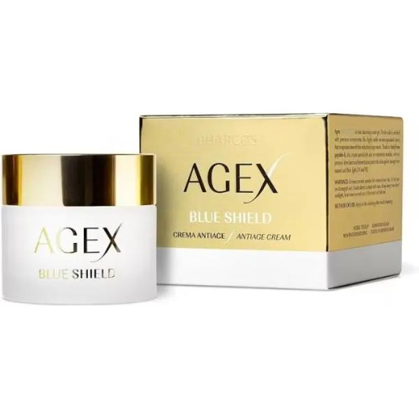 Agex Blue Shield Crema Viso 50ml Protezione Inquinamento e Luce Blu