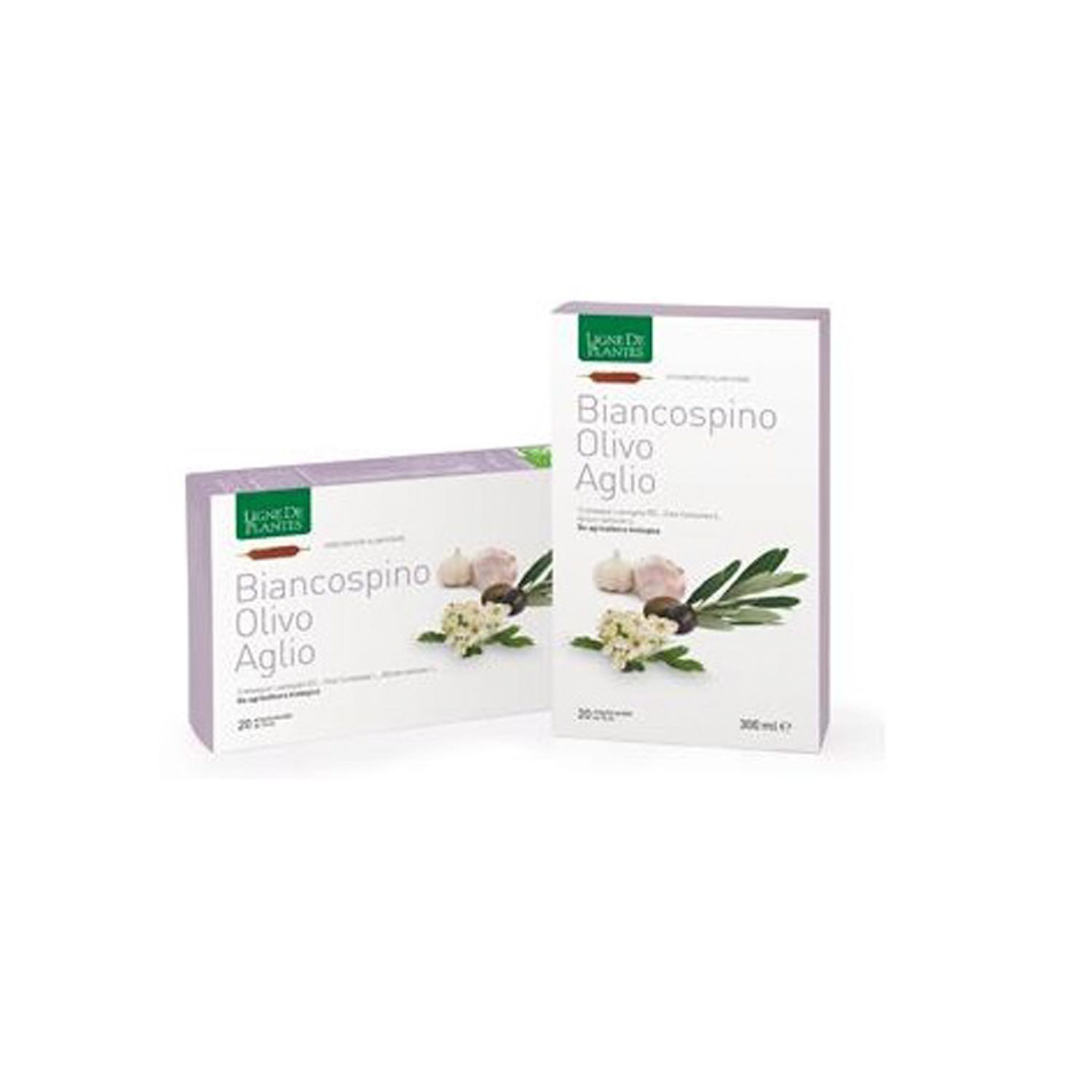 Natura Service Biancospino Olivo Aglio Biologico 20 Ampolle Bevibili Da 15 Ml