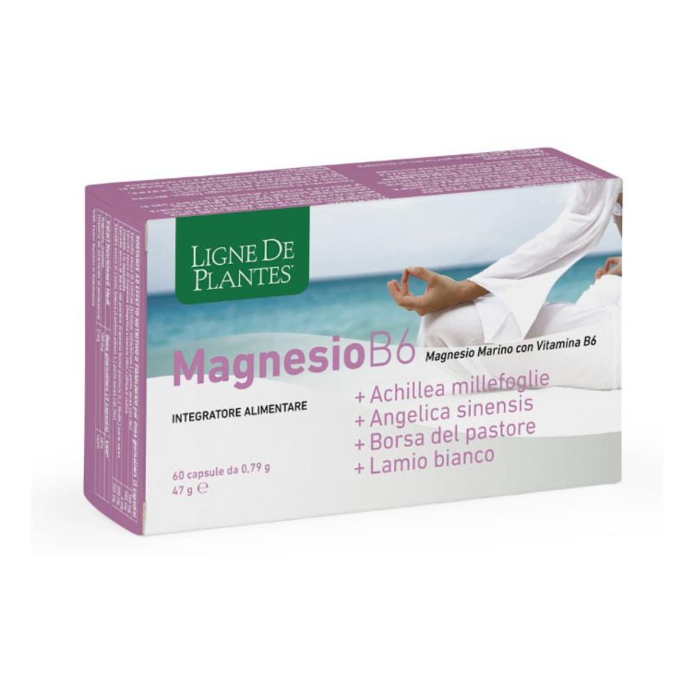 Ligne Mg B6 + Achillea + Angelica+borsa Pastore + Lamio Bianco 60 Capsule