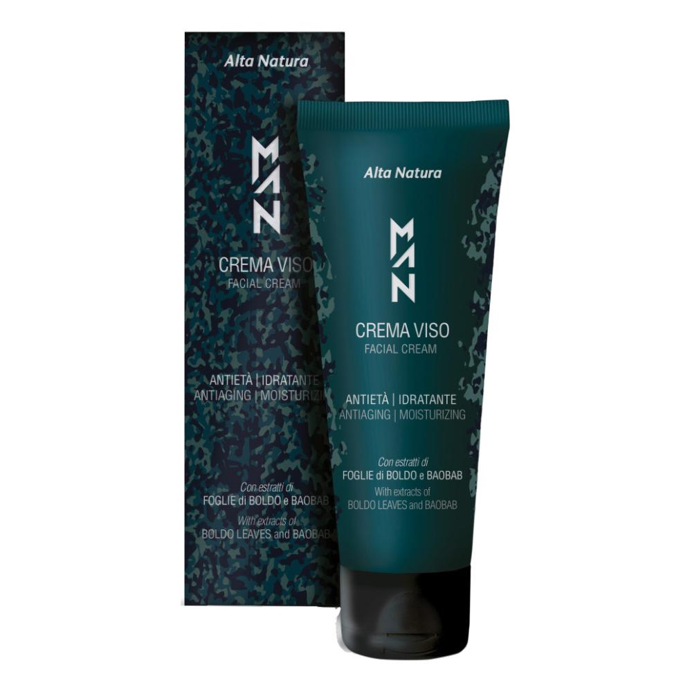 Alta Natura, Crema Viso Uomo Antiage, 50 ml