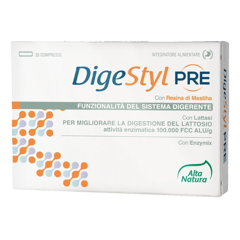 Digestyl Pre Integratore Per La Funzionalità Del Sistema Digerente E Per La Digestione Del Lattosio 30 Compresse
