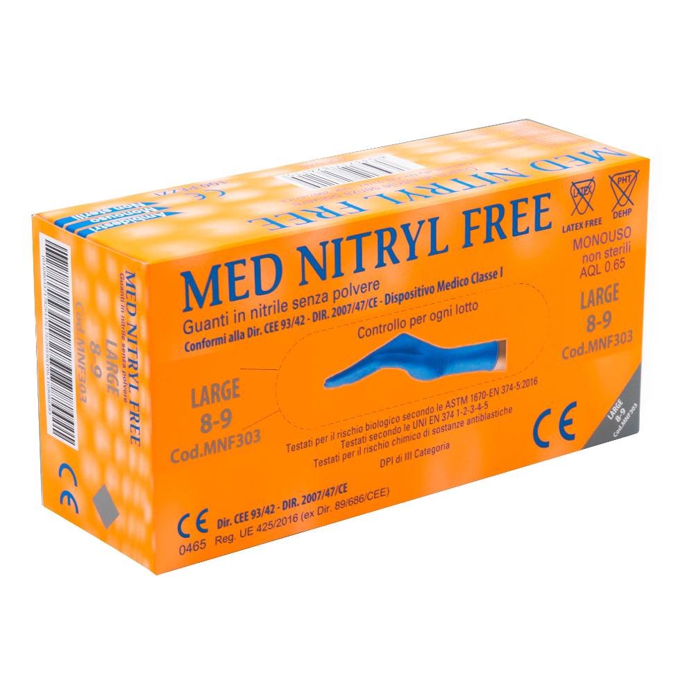 Guanti Nitr S/pol S 100pezzi Gammad