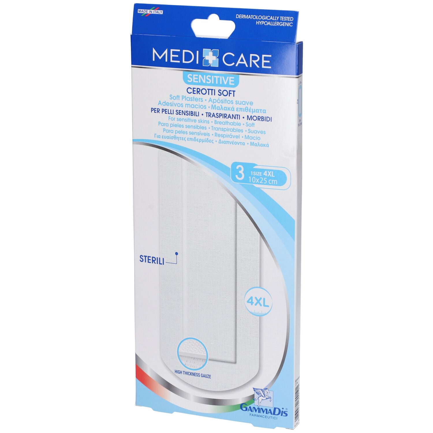 Medicare Sensitive Cerotti Soft 4XL 10x25cm 3 pz Cerotto