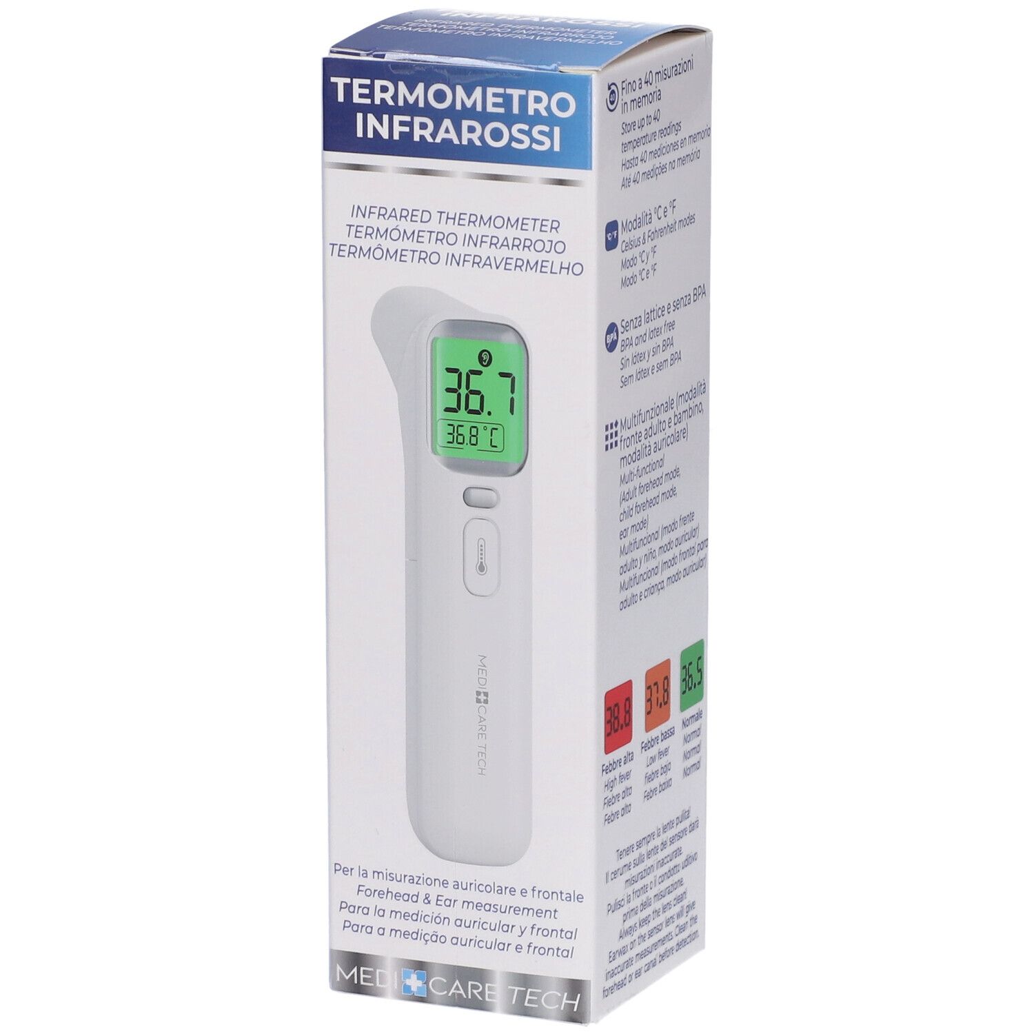 Gammadis Medicare Tech Termometro Infrarossi Frontale 1 pz