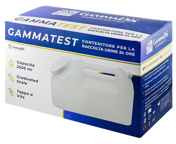 Gammadis Farmaceutici Contenitore Sterile Per La Raccolta Urina 24h, 2500ml