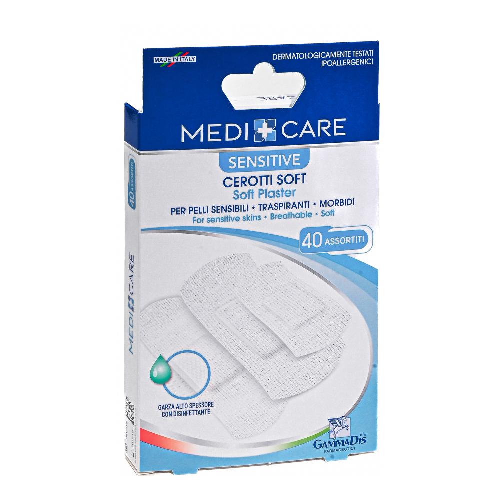 Medicare Sensitive Cerotti Soft Assortiti 40pz 40 pz Cerotto