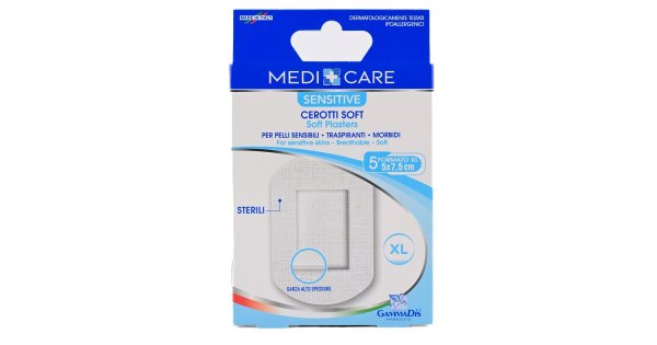 Medicare Sensitive Cerotto Sterile in Tessuto non 5 x 7,5 cm Pezzi pz
