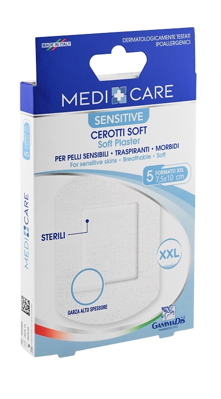 Medicare Sensitive Cerotti Soft TNT 7,5 x 10 cm 5 Pezzi pz Cerotto