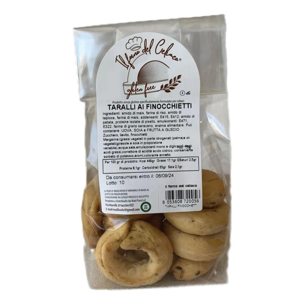 Il forno del celiaco taralli finocchietto 160 g