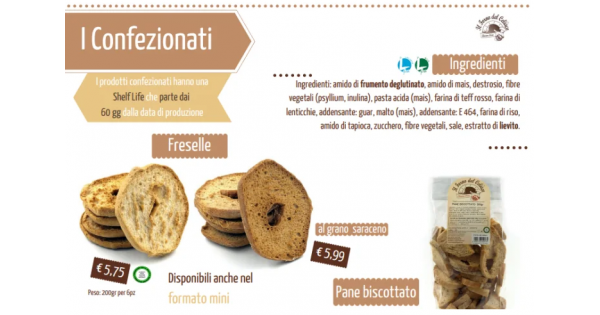 Il Forno Del Celiaco Freselle Mini Integrali 220 Grammi