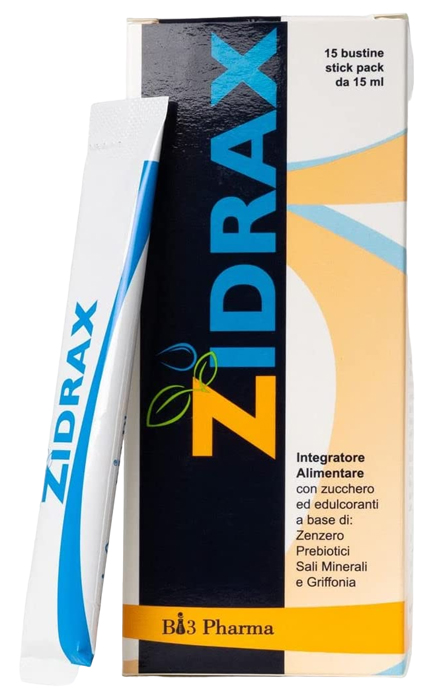 Zidrax 15 bustine stick pack — confronto prezzi