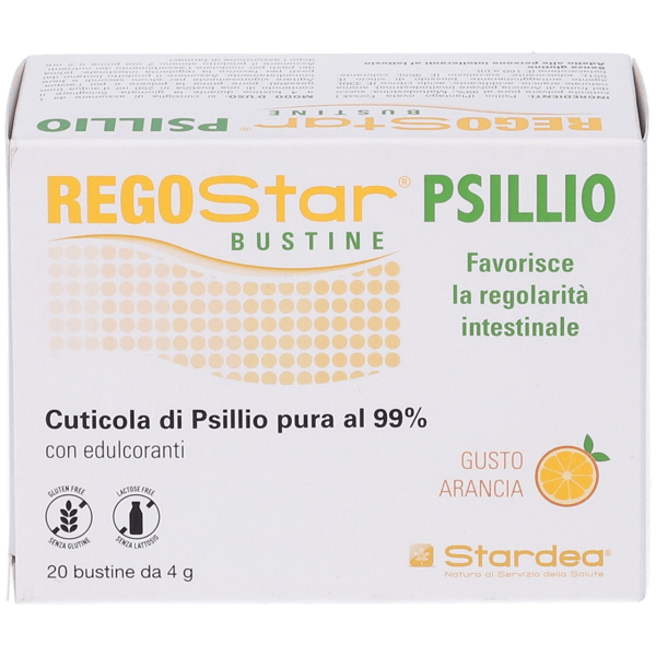 Regostar Psillio Bustine per la regolarità intestinale 20 bustine