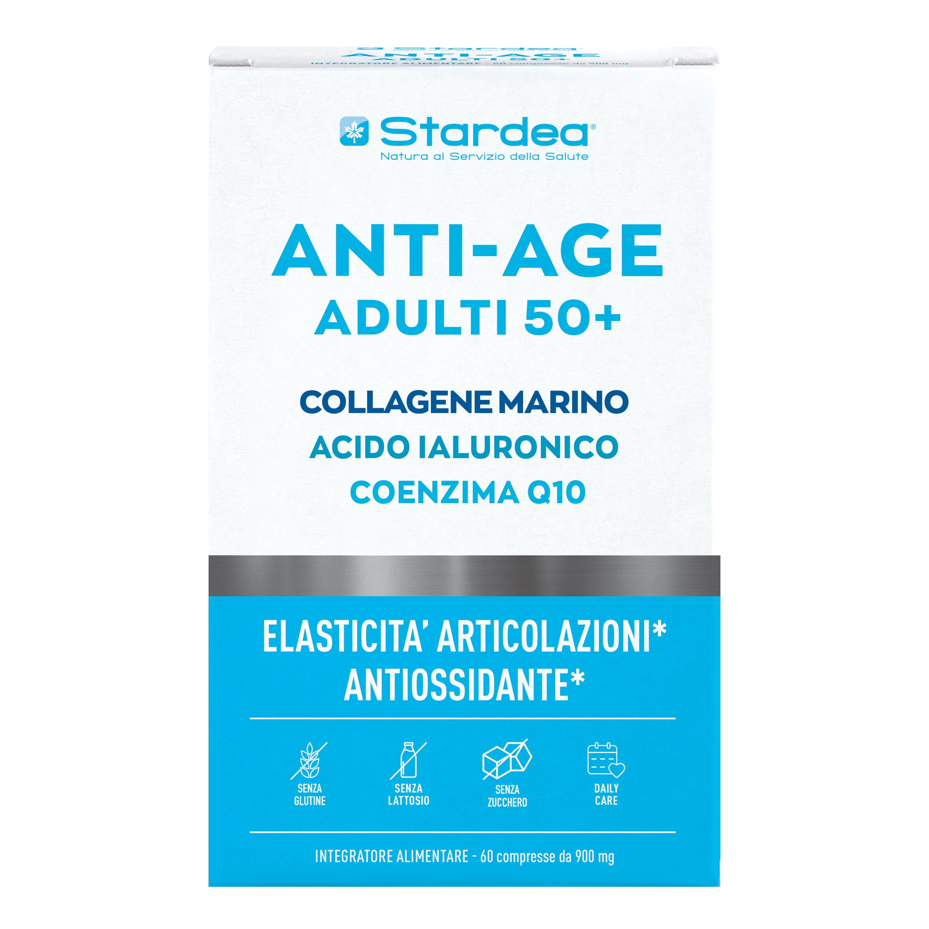 Stardea Anti-age Adulti 50+ Integratore Antiossidante Per Elasticità E Articolazioni 60 Compresse