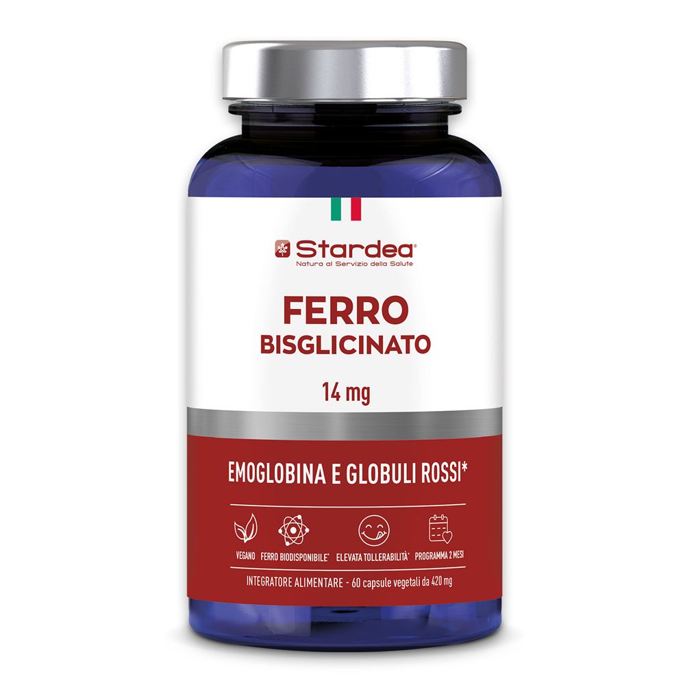 Stardea Ferro Bisglicinato 14 Mg Compresse Integratore Alimentare 25,2 g Capsule