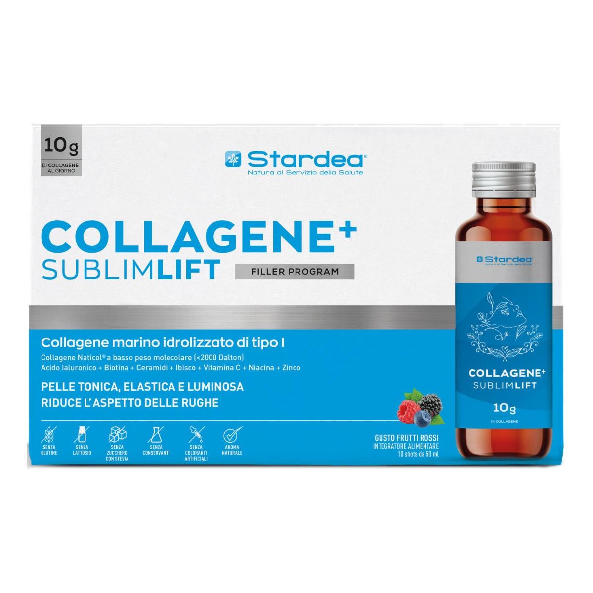 Stardea Collagene + Sublimlift Shot Da Bere - Per La Bellezza della Pelle 500 ml Soluzione orale — confronto prezzi