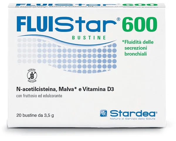 Fluistar 600 Integratore Benessere Vie Respiratorie 20 Bustine — confronto prezzi