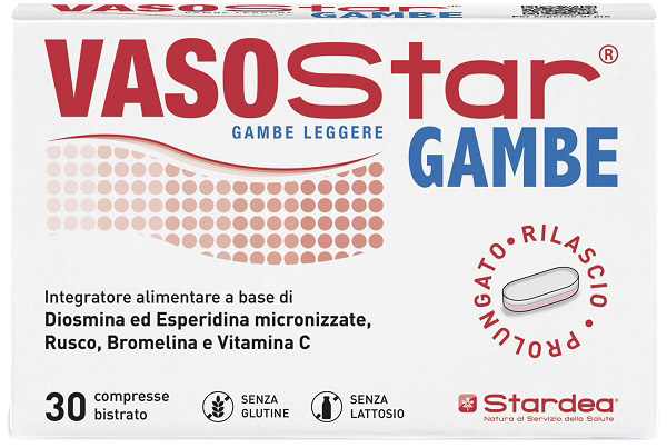 Vasostar Gambe Integratore Per Il Microcircolo E La Pesantezza Delle Gambe 30 Compresse