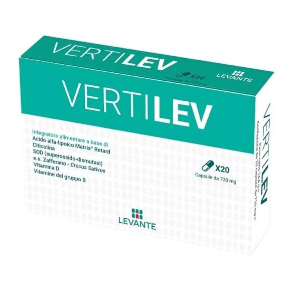 Levante Vertilev Integratore Equilibrio Vertigini Vitamina D E B 20 Capsule — confronto prezzi