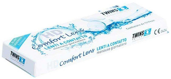 Twins Hd Confortable Lens 3,75 Lenti A Contatto Monouso Giornaliere 10 Pezzi
