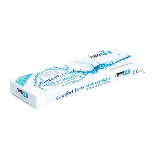 Twins Hd Confortable Lens 6,50 Lenti A Contatto Monouso Giornaliere 10 Pezzi
