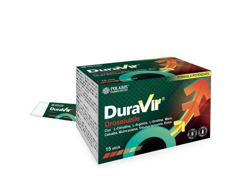 Duravir Orosolubile Integratore 15 Bustine Stick Orosolubili