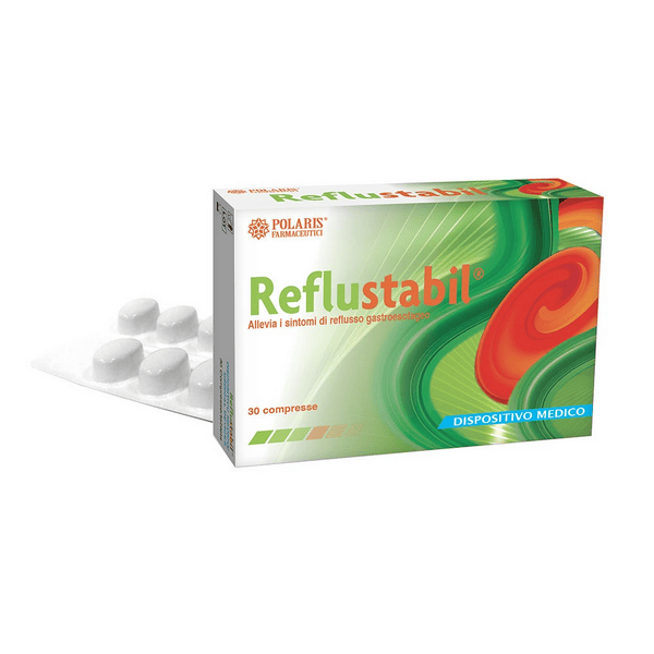 Polaris Farmaceutici Reflustabil - Antiacido per il reflusso e bruciore, 30 compresse Reflustabil
