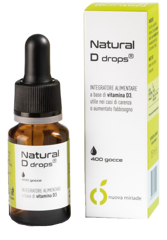 Natural D Drops Integratore Per Ossa E Sistema Immunitario Gocce Orali 15ml — confronto prezzi