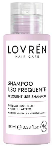 Lovren Hair Care Shampoo 100 ml per Capelli Grassi con Aloe Vera Uso Frequente Azione Purificante