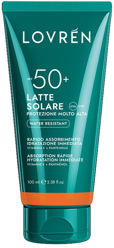Lovren Crema Solare Viso Corpo Protezione Molto Alta SPF 50 100 ml solare