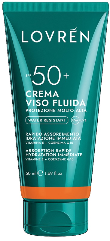 Lovren Fluido Solare Viso Protezione Molto Alta SPF 50 ml