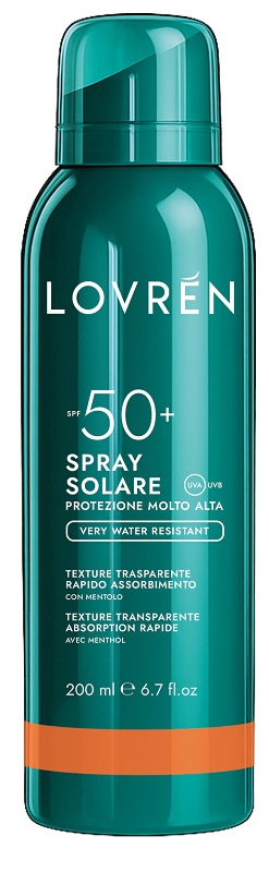 Lovren Spray Solare Viso Corpo SPF 50+ 200 ml Crema solare