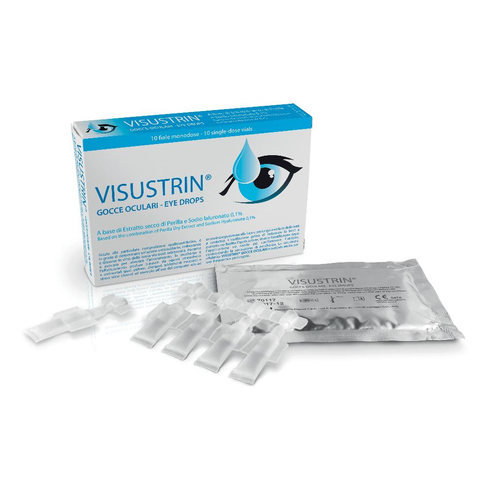 Visustrin Gocce Oculari Idratanti E Lenitive 10 Flaconcini Monodose