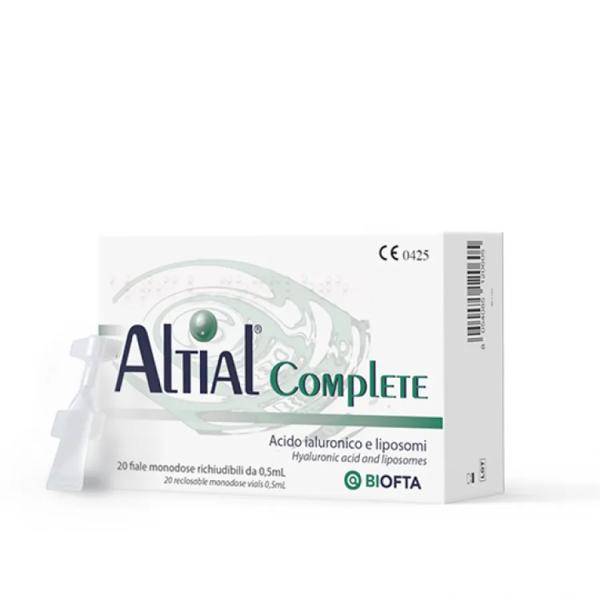 Altial Complete 20 Fiale Gocce Oculari Idratazione Occhio Secco e Fatica Visiva