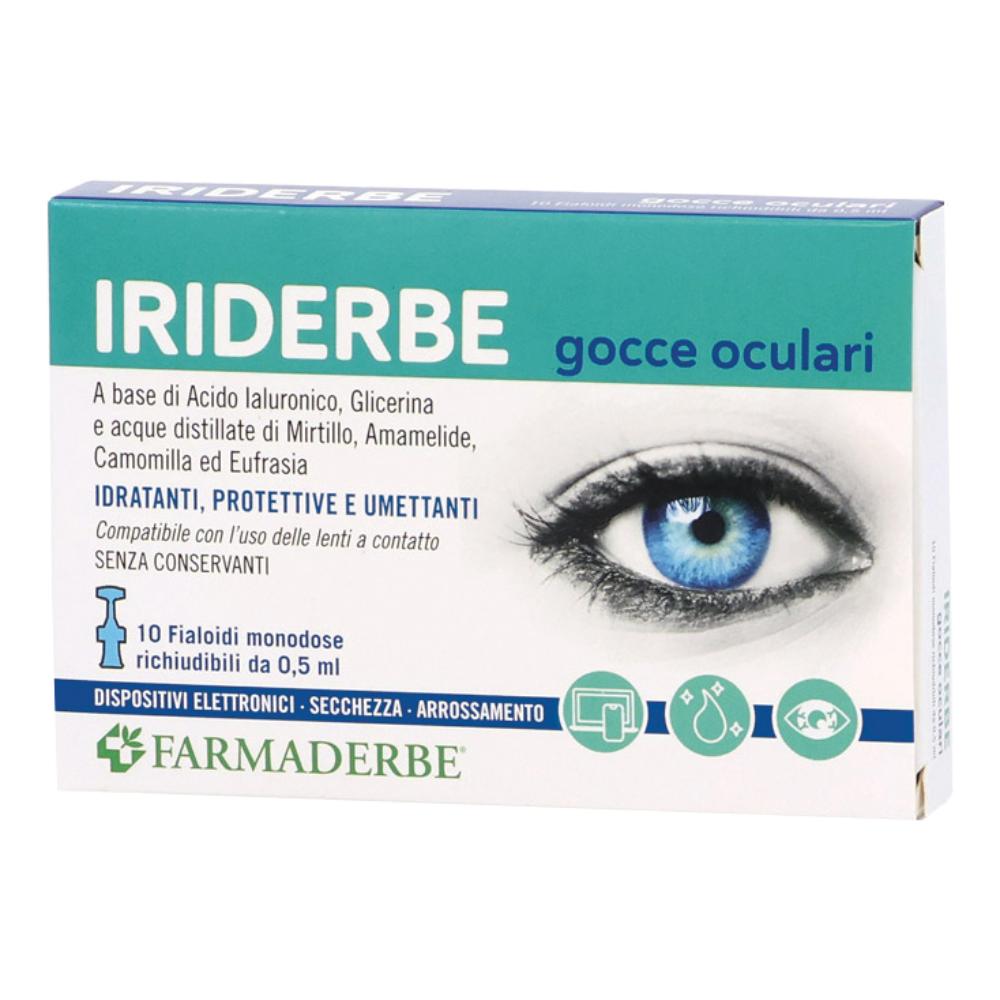 Iriderbe Gocce Oculari Lenitive E Rinfrescanti 10 Flaconcini 0,5ml