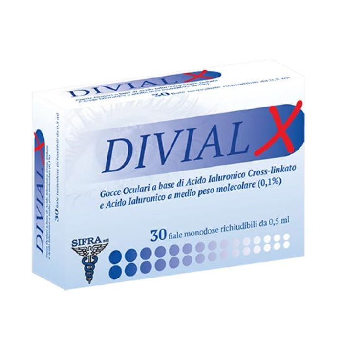 Collirio divial x 30 fiale monodose 0,5 ml