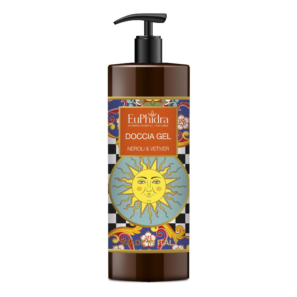 Euphidra Doccia Gel Neroli & Vetiver Detergente Corpo Profumato 400 ml
