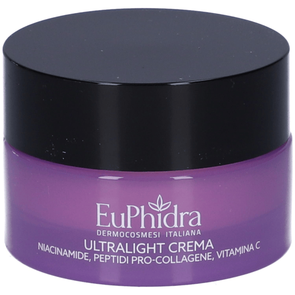 Euphidra UltraLight Crema Ricca Niacinamide 50 ml Nutrimento Intenso Pelle Secca