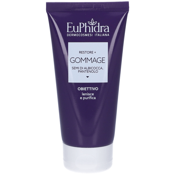 Euphidra Restore+ Gommage Viso 75 ml Scrub Delicato Purifica e Leviga Pelle